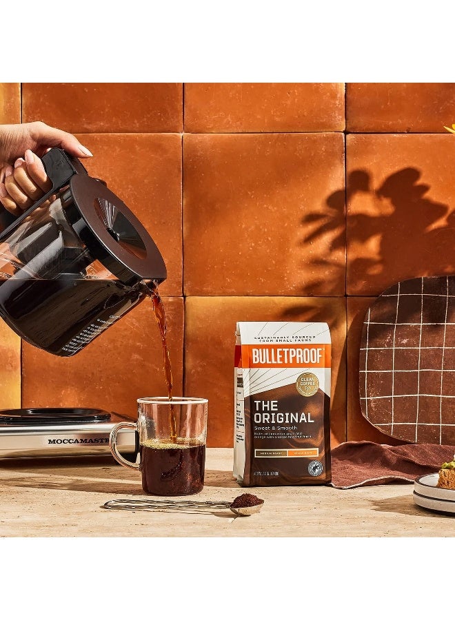 Bulletproof Bulletproof The Original Premium Gourmet Medium Roast Organic Beans Ground Coffee - Image 4