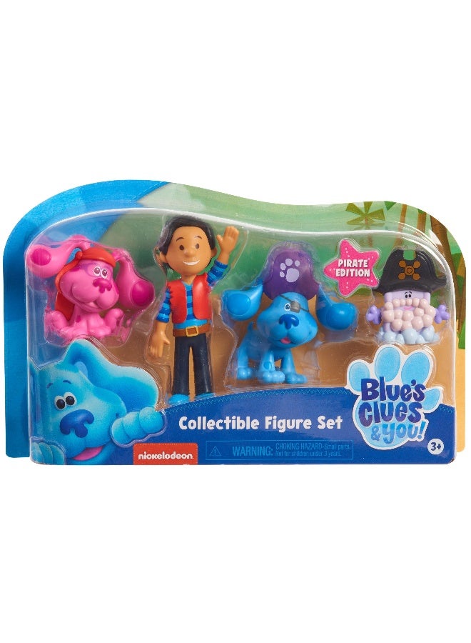 Blue's Clues Nickelodeon Blue's Clues & You! Collectible Figure Set Pirate Edition 4 inch - Image 1