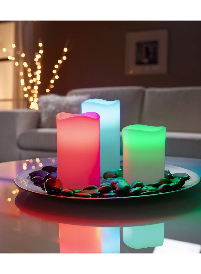 Luma 12 Color Changing Candles Real Wax Flameless with Remote Control Timer - Image 3