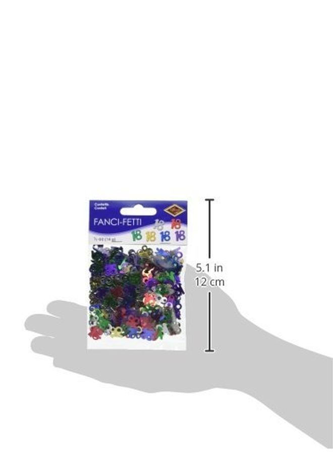 Beistle Fancifetti 18 Silhouettes (Multicolor) Party Accessory (1 Count) (.5 Oz/Pkg) - Image 2