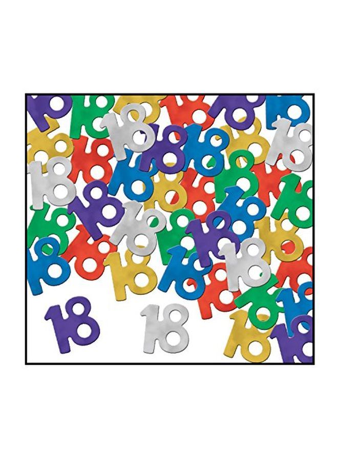 Beistle Fancifetti 18 Silhouettes (Multicolor) Party Accessory (1 Count) (.5 Oz/Pkg) - Image 1