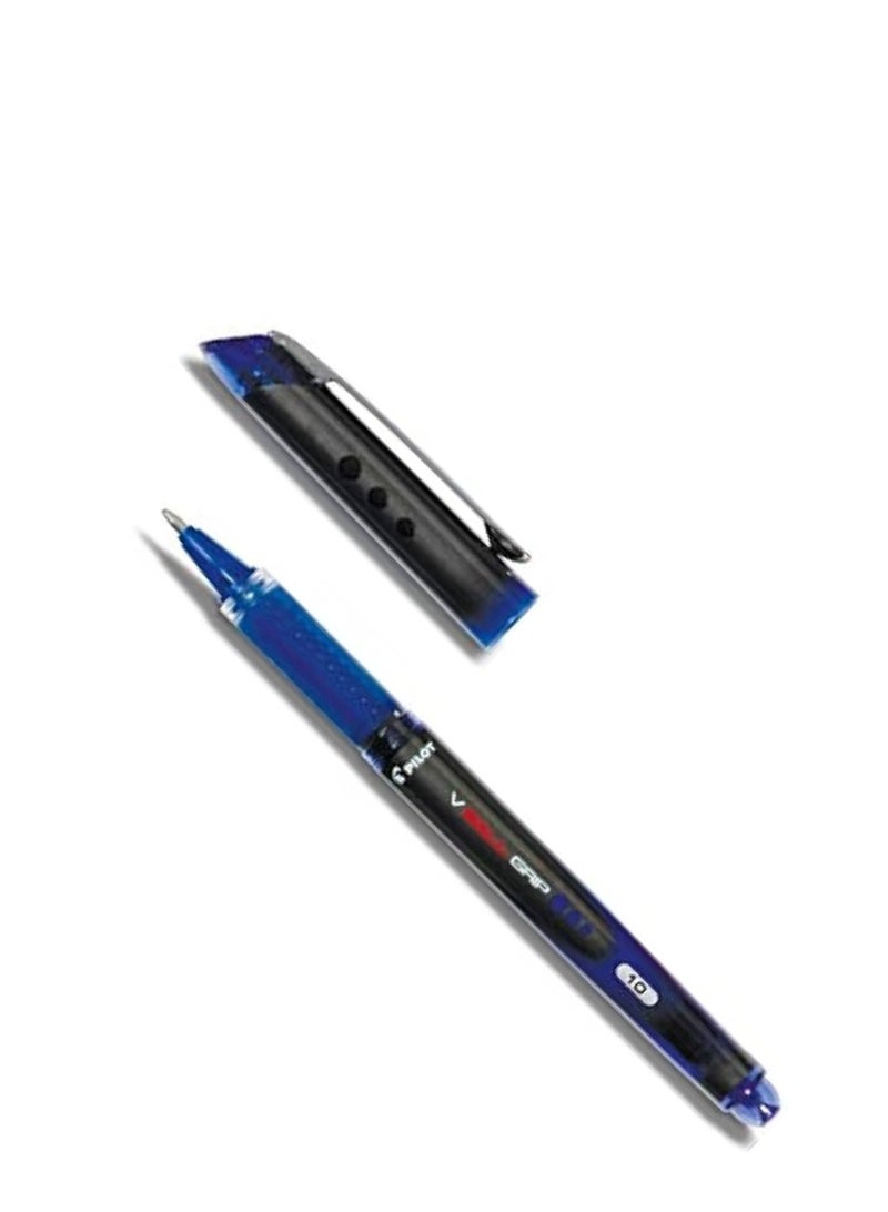 PILOT Pen VBall Grip 1.0 Rollerball Pen Blue - Image 1