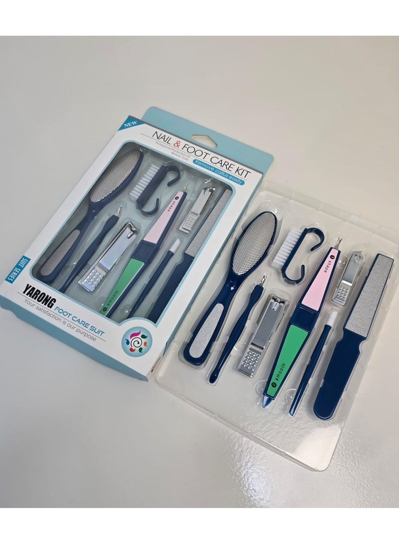 يورنج مجموعة عناية متكاملة بالأظافر والقدم  8 قطع بجودة عالية - Image 1