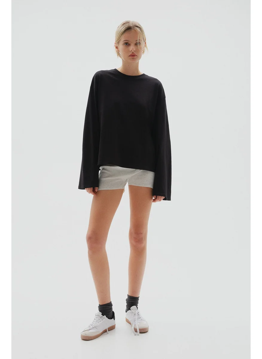 H&M Long-Sleeved Cotton Top