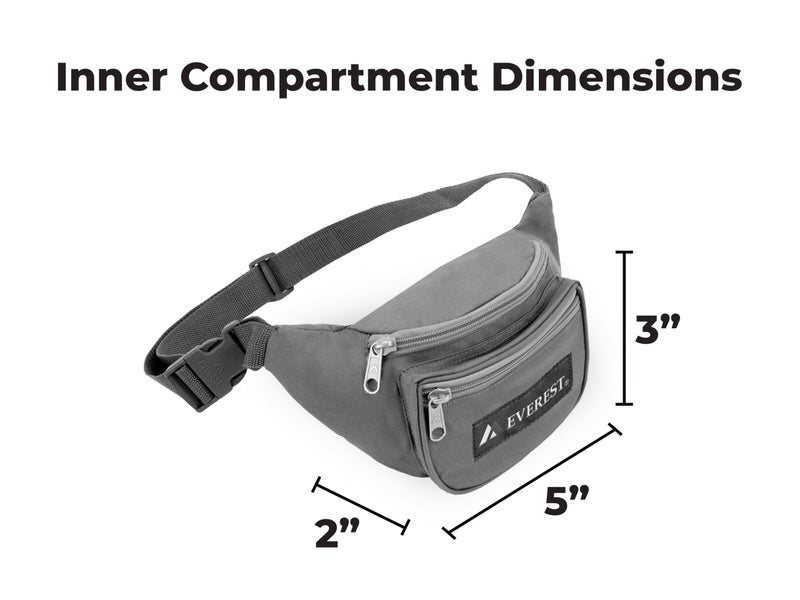 Everest unisex child Signature - Junior waist packs, Navy, One Size US - Image 2