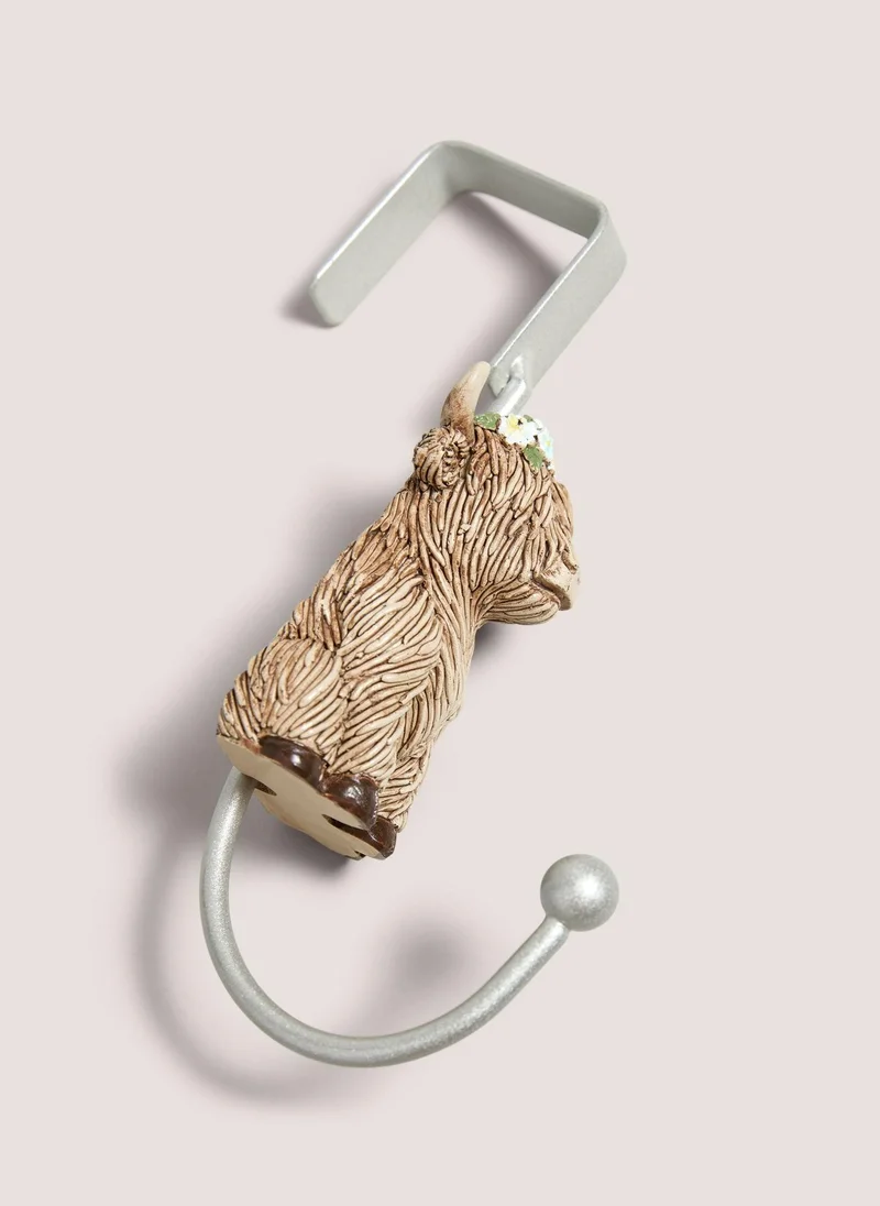 Matalan Highland Cow Hook Brown