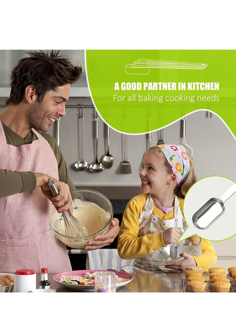 Oasisgalore 2 Pcs Stainless Steel Single Measuring Spoon - 1 Teaspoon, Long Handle - Image 3