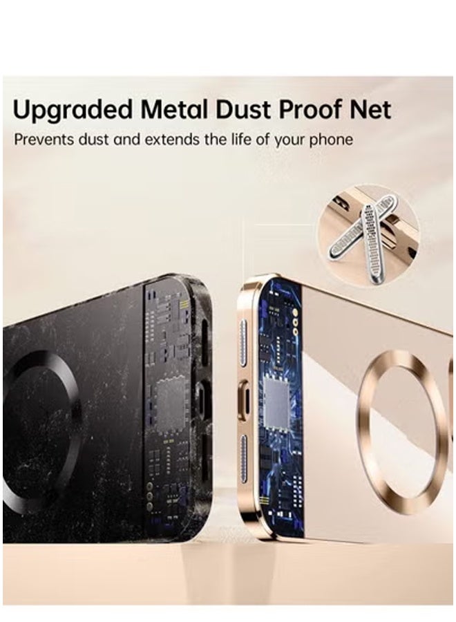 TIGER Magnetic Clear Case for iPhone 14 Pro Max (6.7") – MagSafe Compatible Transparent Protective Cover with Built-In Strong Magnets, Full Camera Lens Protection, Shockproof Bumper & Anti-Yellow Coating - Image 4