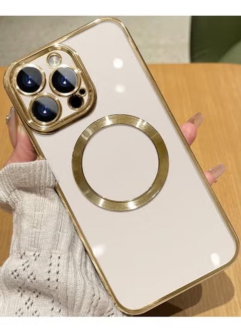 Magnetic Clear Case for iPhone 14 Pro Max (6.7") – MagSafe Compatible Transparent Protective Cover with Built-In Strong Magnets, Full Camera Lens Protection, Shockproof Bumper & Anti-Yellow Coating
