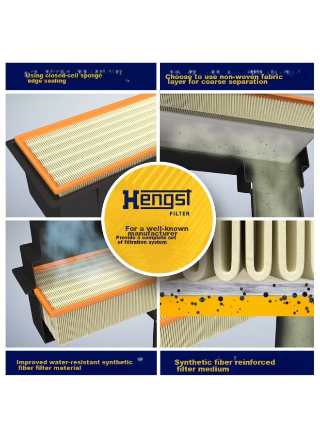 Hengst Air Filter *e1432l (compatible With Toyota Vios, Toyota Yaris L, Lexus) - Image 2