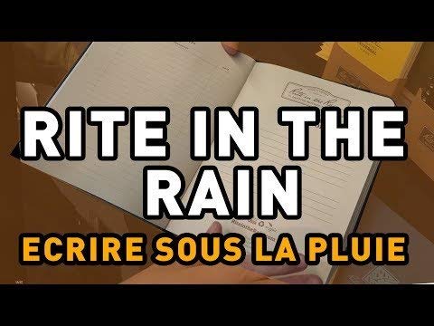 Rite In The Rain Rite in the Rain Weatherproof Orange Metal Retractable Ballpoint Pen - Black Ink (No. OR97), Orange Barrel / Black Ink - Image 5