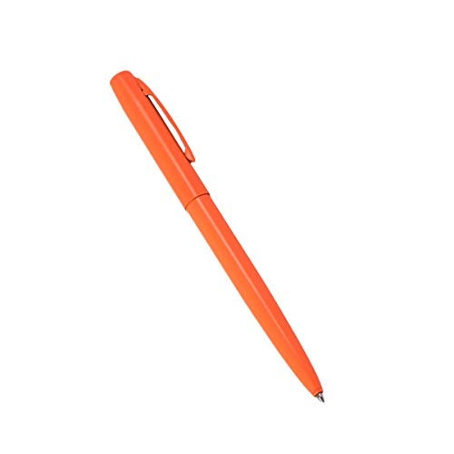 Rite In The Rain Rite in the Rain Weatherproof Orange Metal Retractable Ballpoint Pen - Black Ink (No. OR97), Orange Barrel / Black Ink - Image 1