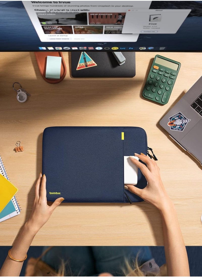 Tomtoc - Defender-A13 Case for 14 Inch MacBook Pro M4/M3/M2/M1 Water-Repellent Shockproof Full Protection Eco-Friendly Laptop Sleeve - Image 1