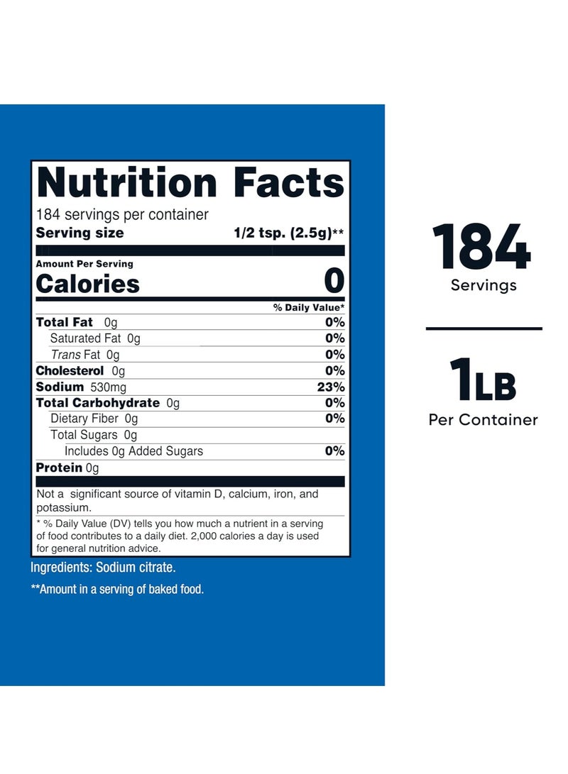 Nutricost Sodium Citrate Powder 1lb - Image 2