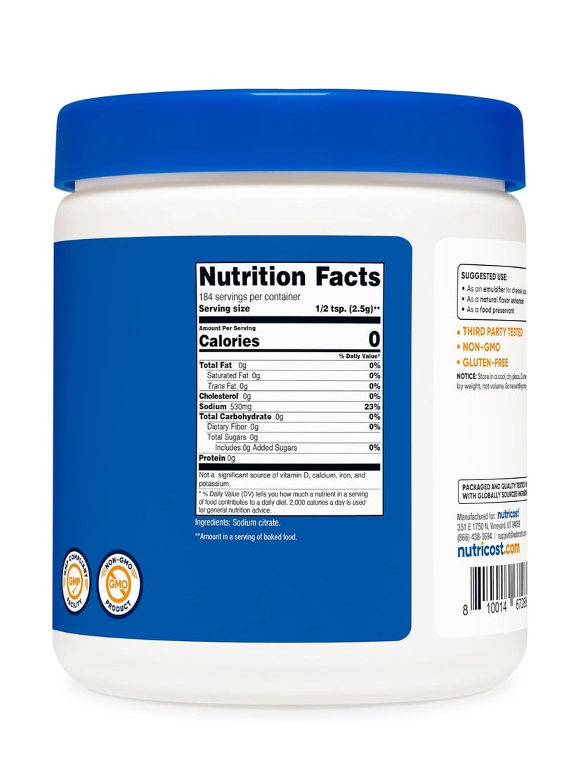 Nutricost Sodium Citrate Powder 1lb - Image 4
