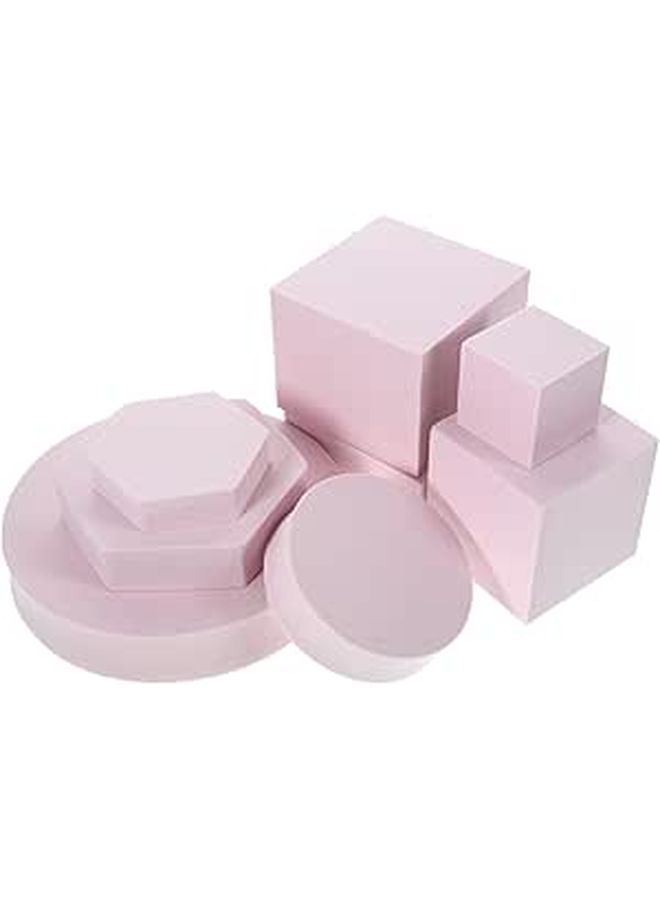 Lurrose 8Pcs Geometry Photo Props Cubes For Jewelry Makeup Product Shoots - Image 1