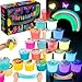 WUJYLY Christmas Glow in The Dark Slime 24Pcs 2025 Stocking Stuffers Stretchy Soft and NonSticky Slime Party Favors Girls Boys Kids Christmas Slime Toy - Image 2