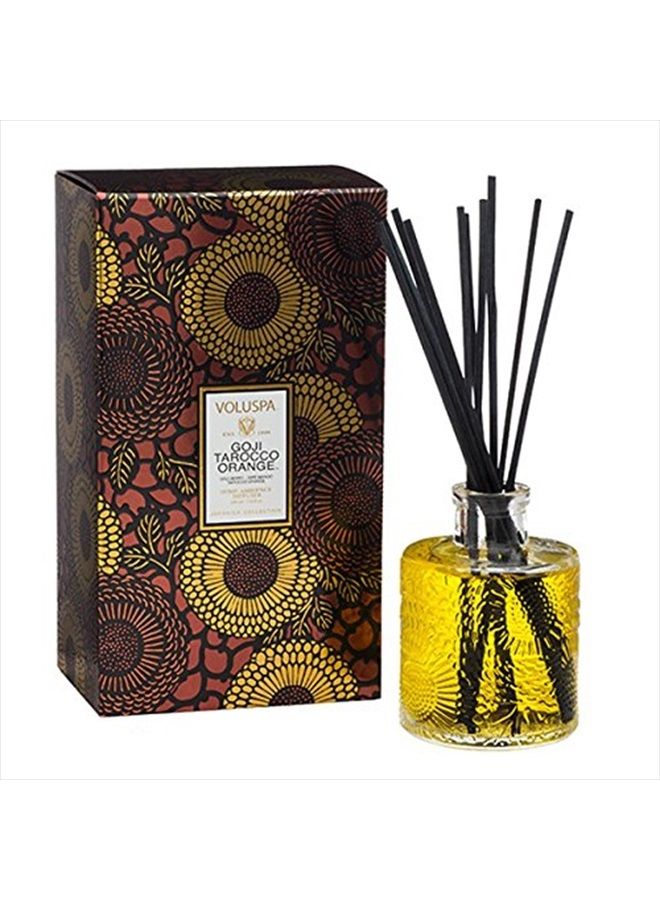 Voluspa Japonica Goji Tarocco Orange Home Ambience Diffuser, 3.4 Ounce - Image 1