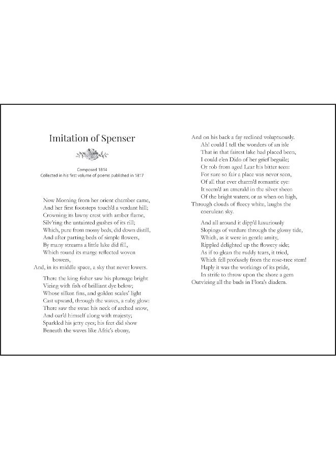 null - FINGERPRINT with FP logo 100 Selected Poems, John Keats: Collectable Hardbound edition - Image 1