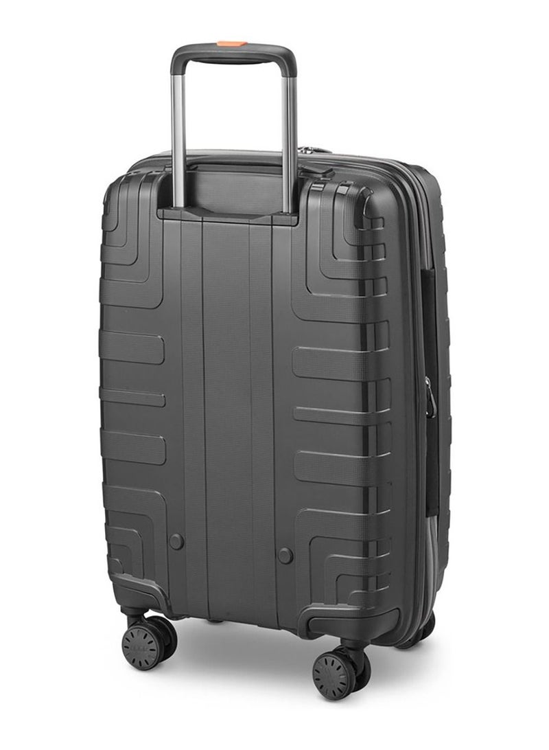 Jump Crossline Polypropylene Hard Expandable Cabin Luggage Trolley 55cm Dark Grey - Image 2