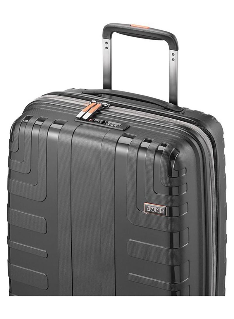 Jump Crossline Polypropylene Hard Expandable Cabin Luggage Trolley 55cm Dark Grey - Image 4