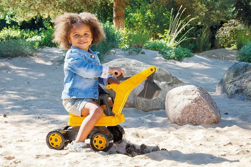 Lena Eco GIGA Trucks Ride-on Excavator, Strong Giant Sand Excavator, 70 cm, 360° Shovel, Construction Vehicle, Unisex, 18+ Months - Image 4