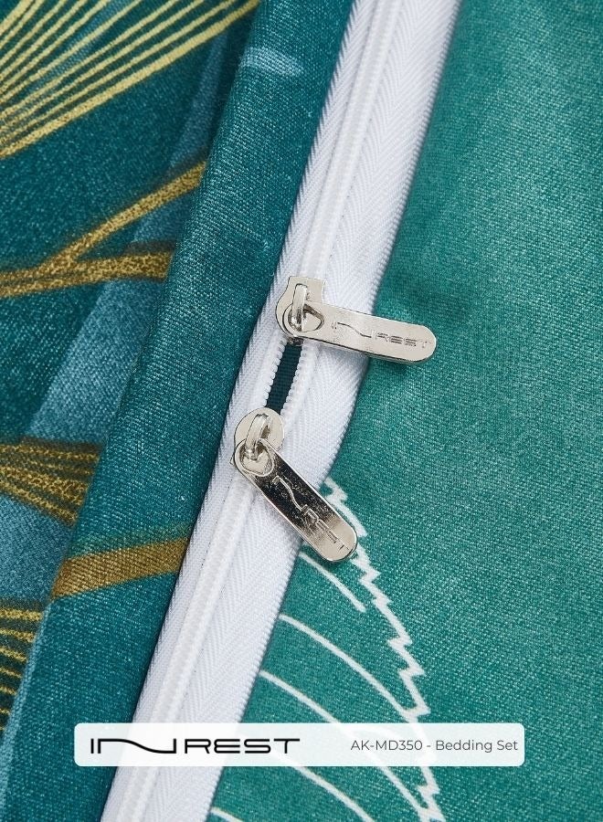 Inrest Home Inrest Cedric Duvet Cover Set (Without Filling) Microfiber 100% King Size 230x250 cm - 3 Pcs - Image 3