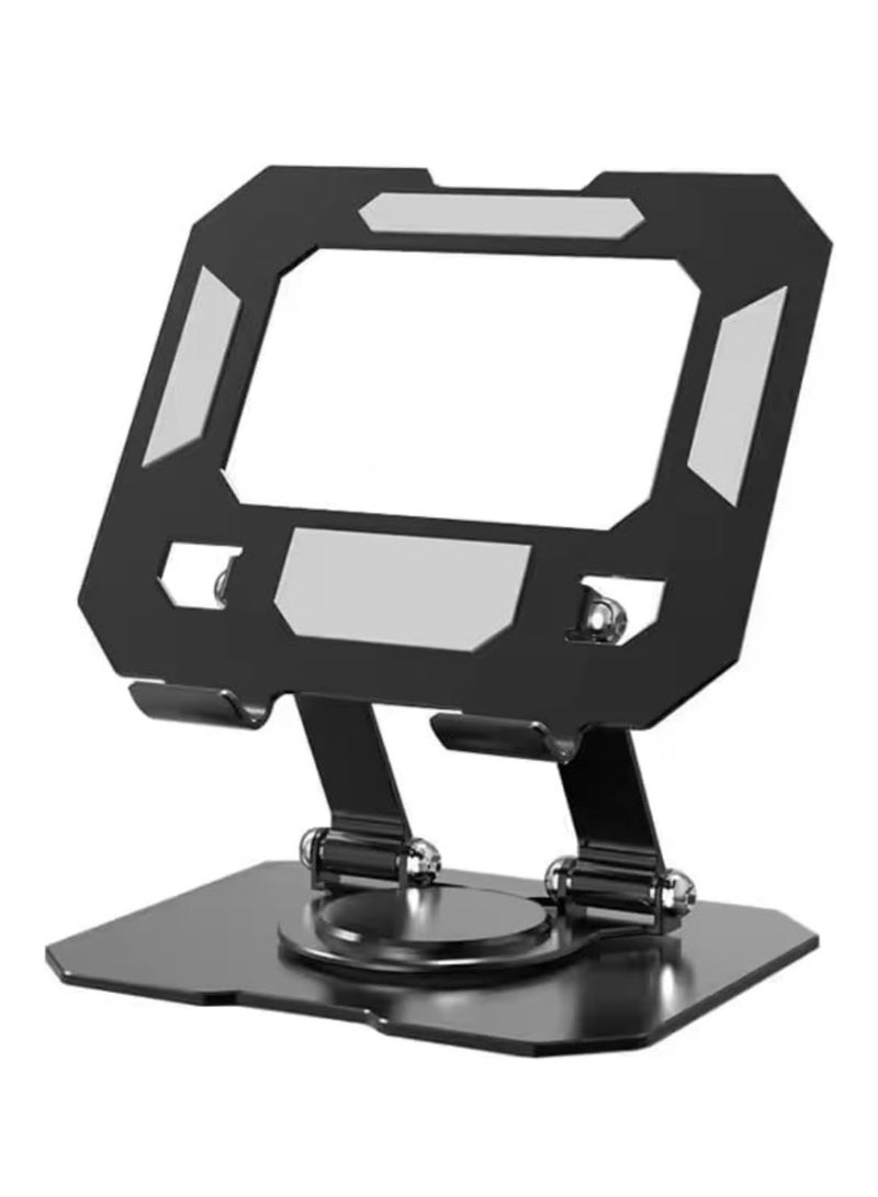 360 Degree Adjustable Foldable Portable Tablet PC Holder | Tablet for Office Home Car Bed One Piece Aluminum - Image 1