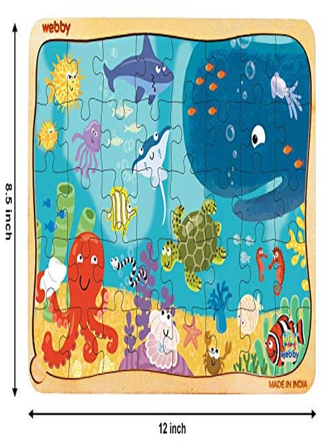 Webby Underwater Animals Jigsaw Puzzle, 40 Pieces, Multicolour - Image 2