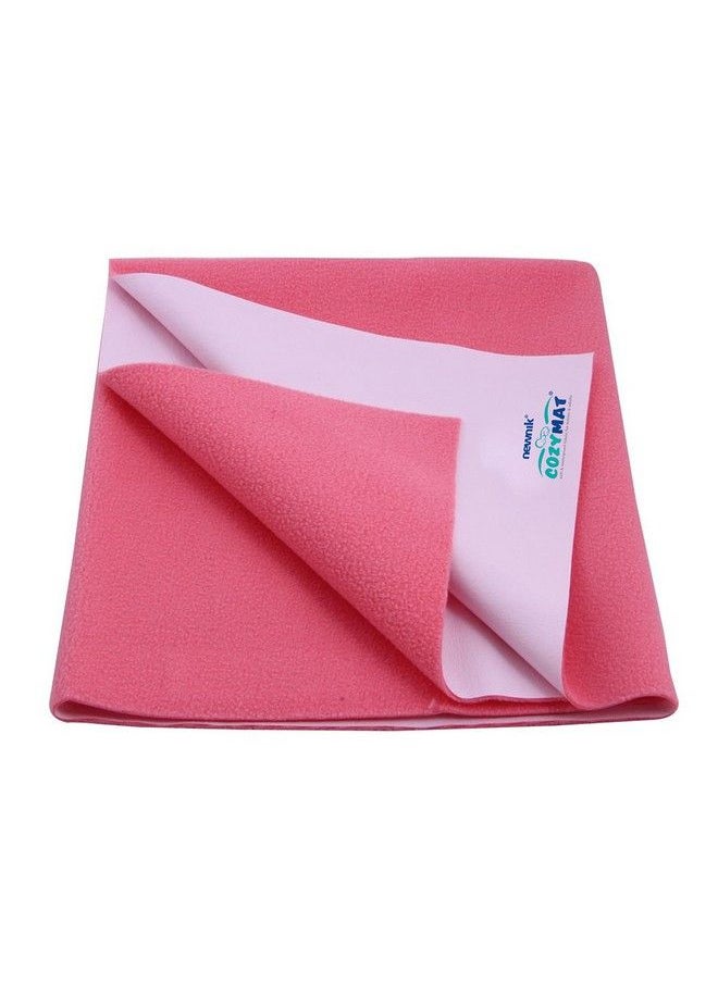Newnik - Premium Quick Water Resistant Dry Sheet;Waterproof Baby Bed Protector Sheet Mattress Protect (Size: 70Cm X 50Cm) Salmon Rose Small - Image 1