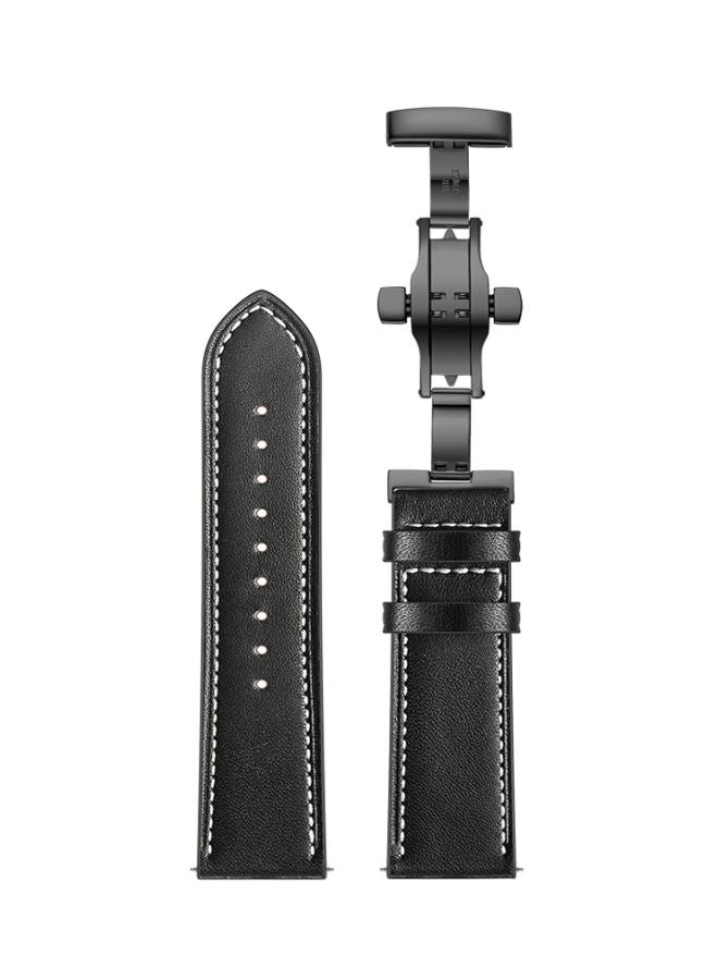 Perfii Replacement Band For Honor MagicWatch 2 42 mm Black - Image 1