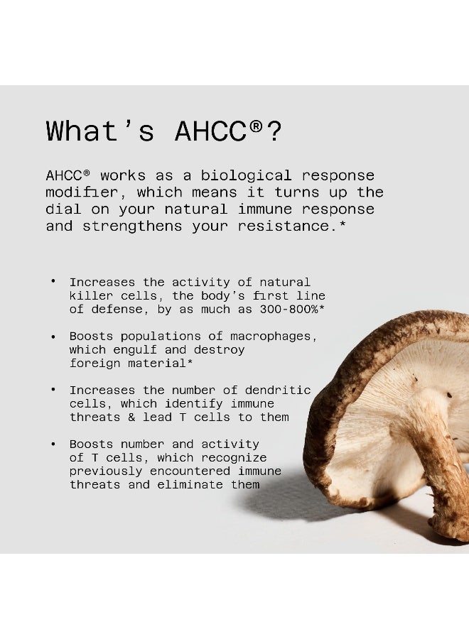 Quality of Life مكمل كينوكو بلاتينوم AHCC لدعم المناعة للبالغين - Image 3