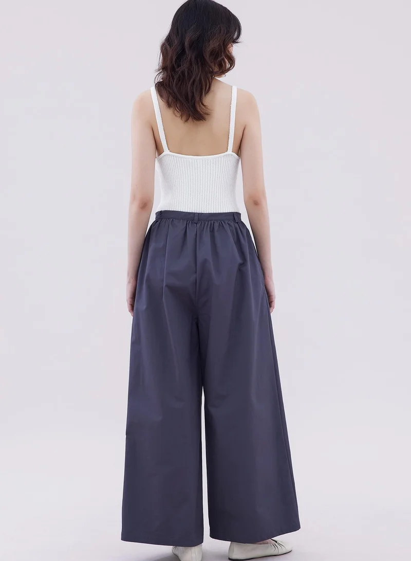 ذا اديتورز ماركت Jenyth High-Rise Gathered Wide Leg Pants