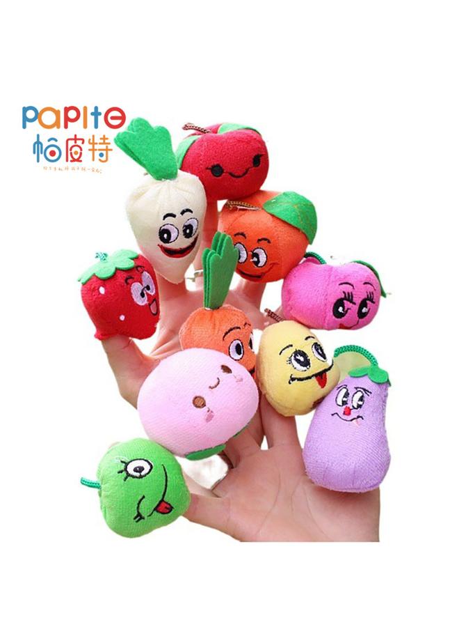 Bluejw Papit Doll New Fruit Strawberry Finger Doll Preschool Baby Toy Finger Doll In Stock Distribution - Image 1