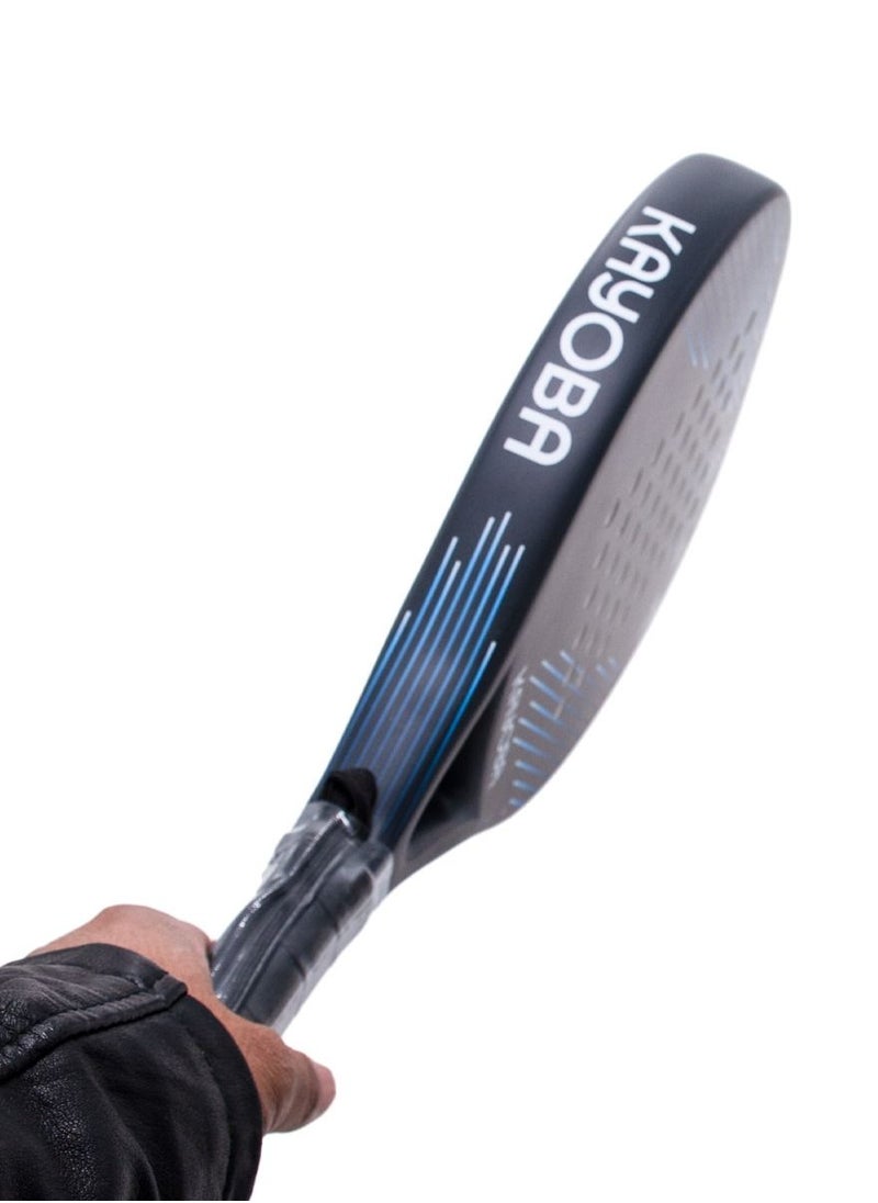KAYOBA - Padel Tennis Racket, Pro Carbon Fiber Surface Paddle Racket with Carrying Bag, Perfectly Balanced With Professional Grips Which Provides You Control Over Your Game - Image 1