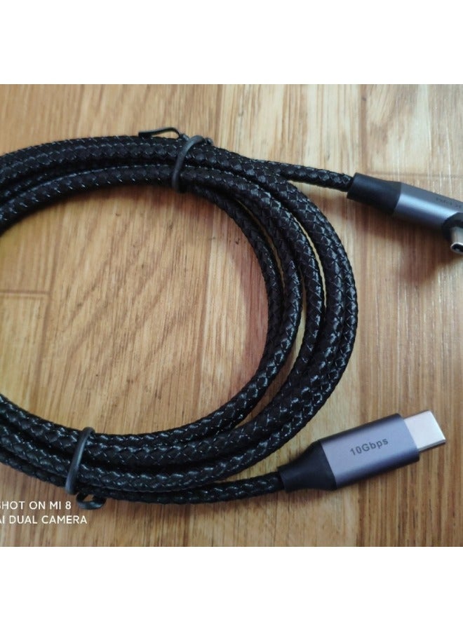 Data Cable Computer Mobile Phone File Data Mutual Transmission Ultra Fast, USB Thunderbolt 4.0, Copper Wire Multi, Charging Cable-Color:Spread And Download Super Fast - Image 1