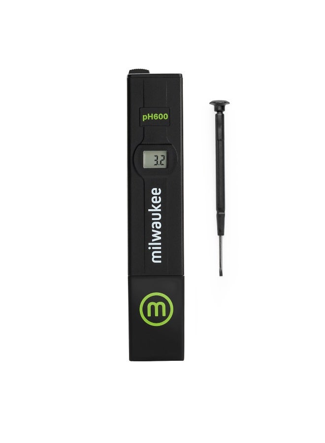 Milwaukee Instruments Milwaukee pH600 Digital pH Meter Pen Waterproof Pocket Tester for Water Hydroponics Aquarium Pool - Image 1