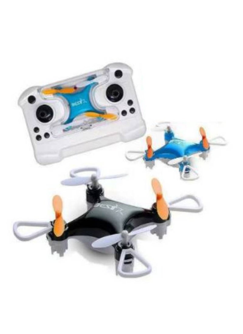 Mini Drone Quadcopter Remote Control Airplane High Fall Resistance Boy Toy Birthday Gift Black  - Image 1