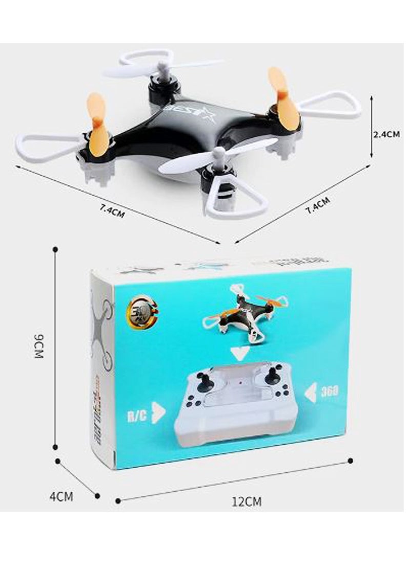Mini Drone Quadcopter Remote Control Airplane High Fall Resistance Boy Toy Birthday Gift Black  - Image 2