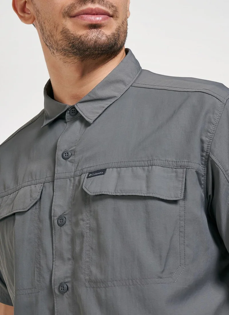 Columbia Grey Men's Silver Ridge 2.0 Short Sleeve Shirt for Men | Best Price UAE
