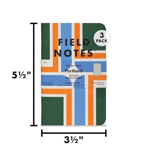 Field Notes: Portland, Oregon 3-Pack - Graph Paper - 48 Pages - 3.5" x 5.5" - Image 5