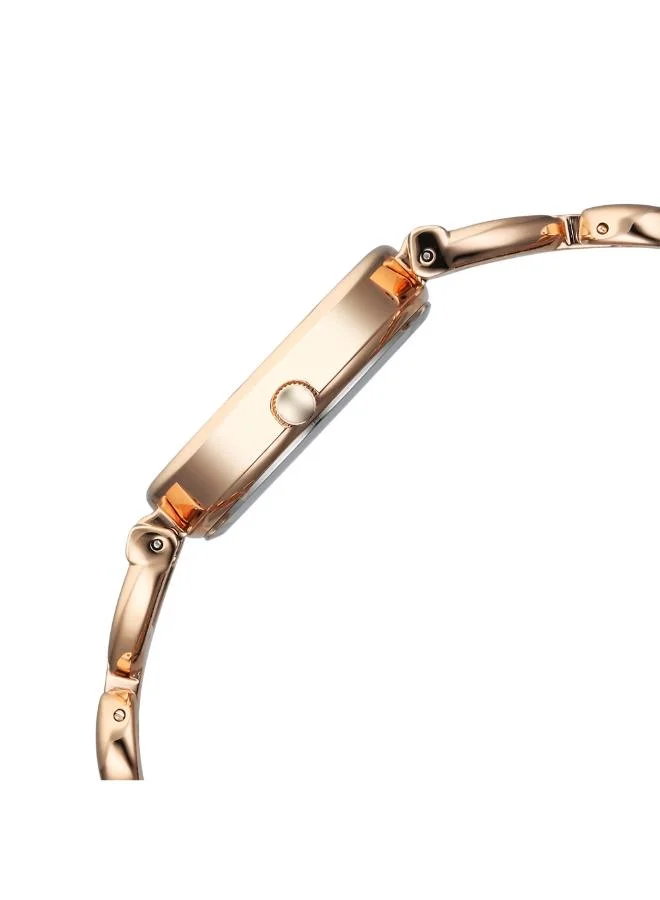 TITAN Women Analog Display Watch With Rose Gold Stainless Steel Strap - 95301WM01