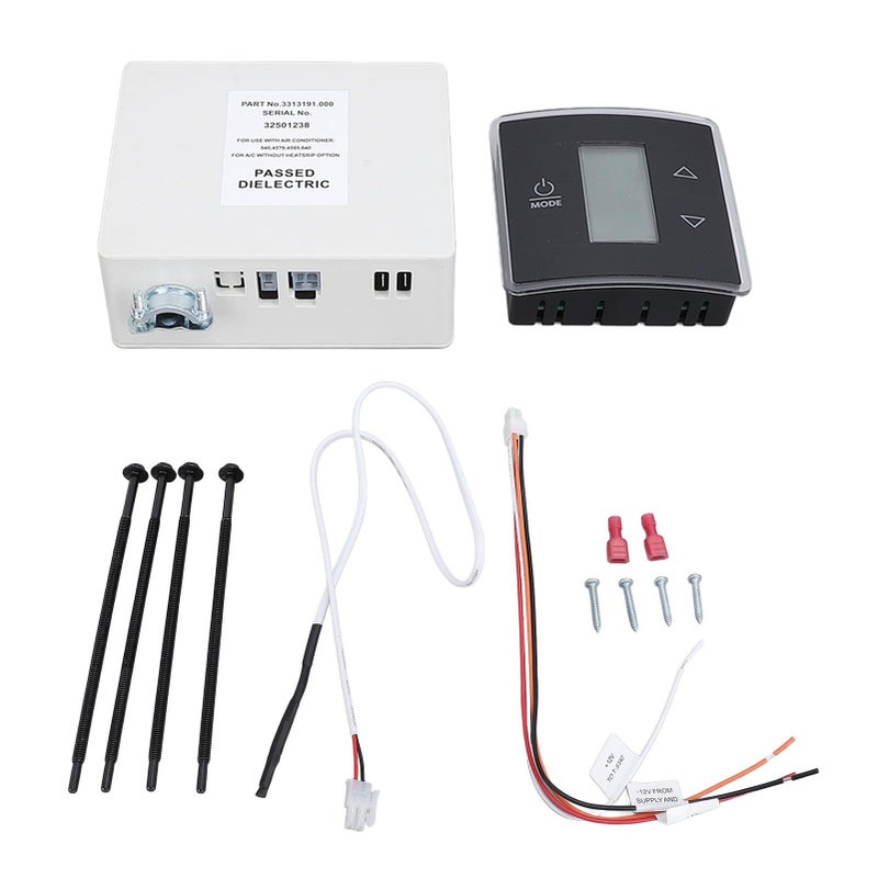 RV Wall Thermostat Control Kit 3316230 714 Single Zone LCD Backlit Display Co - Image 2