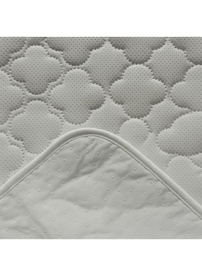 BlueSnail Blue Snail Baby Sweat-Wicking Changing Pad Liner - Waterproof & Quick-Drying and Reusable Diaper Mat, Soft Surface for Infants, Fits Standard Changers, 13"x27" White - Image 5