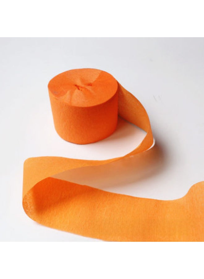 Lieyang Color Crepe Paper Roll 4.5*25 Holiday Party Wedding Party Supplies Long Pleated Paper Venue Layout - Image 1