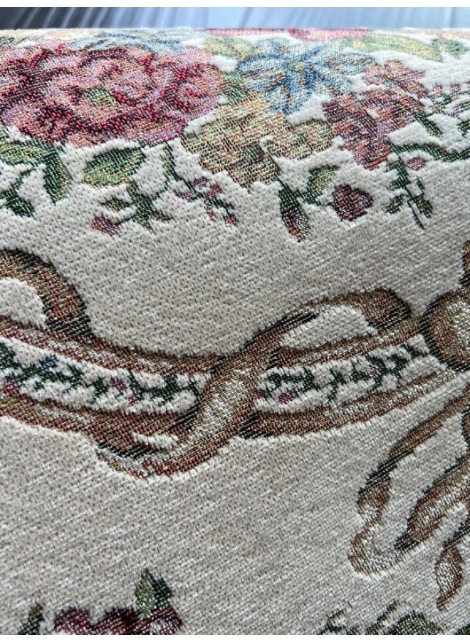 FridayIn European-style Round Jacquard Rug Carpet Suitable for Home décor in Bedrooms Bedside Tables Chairs - Image 5
