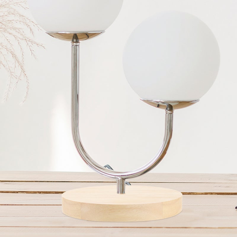 Desk Lamp Base Replacement Table Base Round Table Lamp Base DIY Wood Lamp Base - Image 5