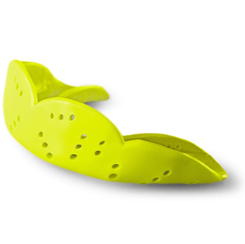 SISU Aero Medium Mouthguard, Neon Flash - 1.6mm Thin - Custom-Molded Fit - Slim Design - Remoldable Up to 20 Times - for Team Sports - Non Toxic - Image 5