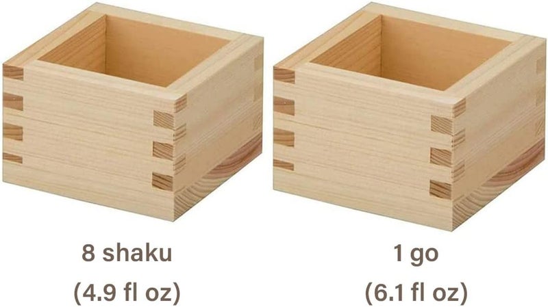 TIKUSAN Wooden Sake Cups Masu Japanese Hinoki Wood Sake Box Made in Japan (6.1 fl oz(1go)) - Image 5