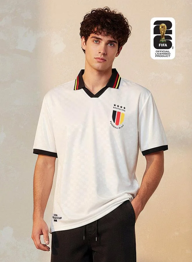 سبلاش اكتف Men FIFA 26 Germany Print Collared T-shirt